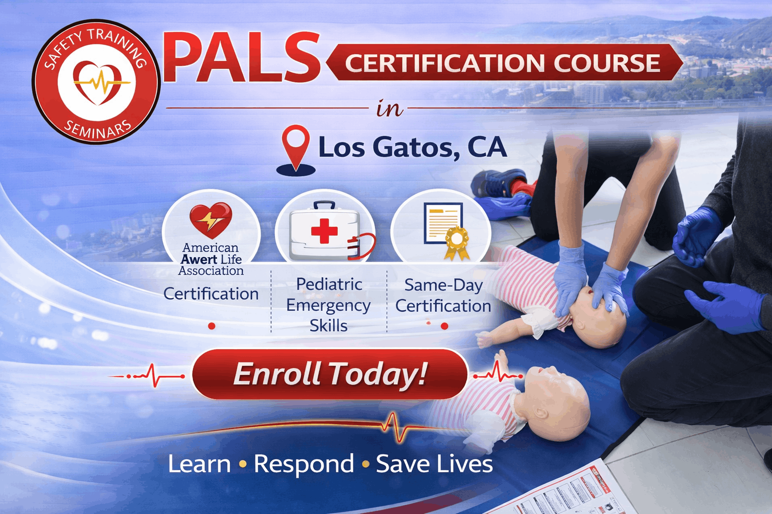 PALS certification course in Los Gatos