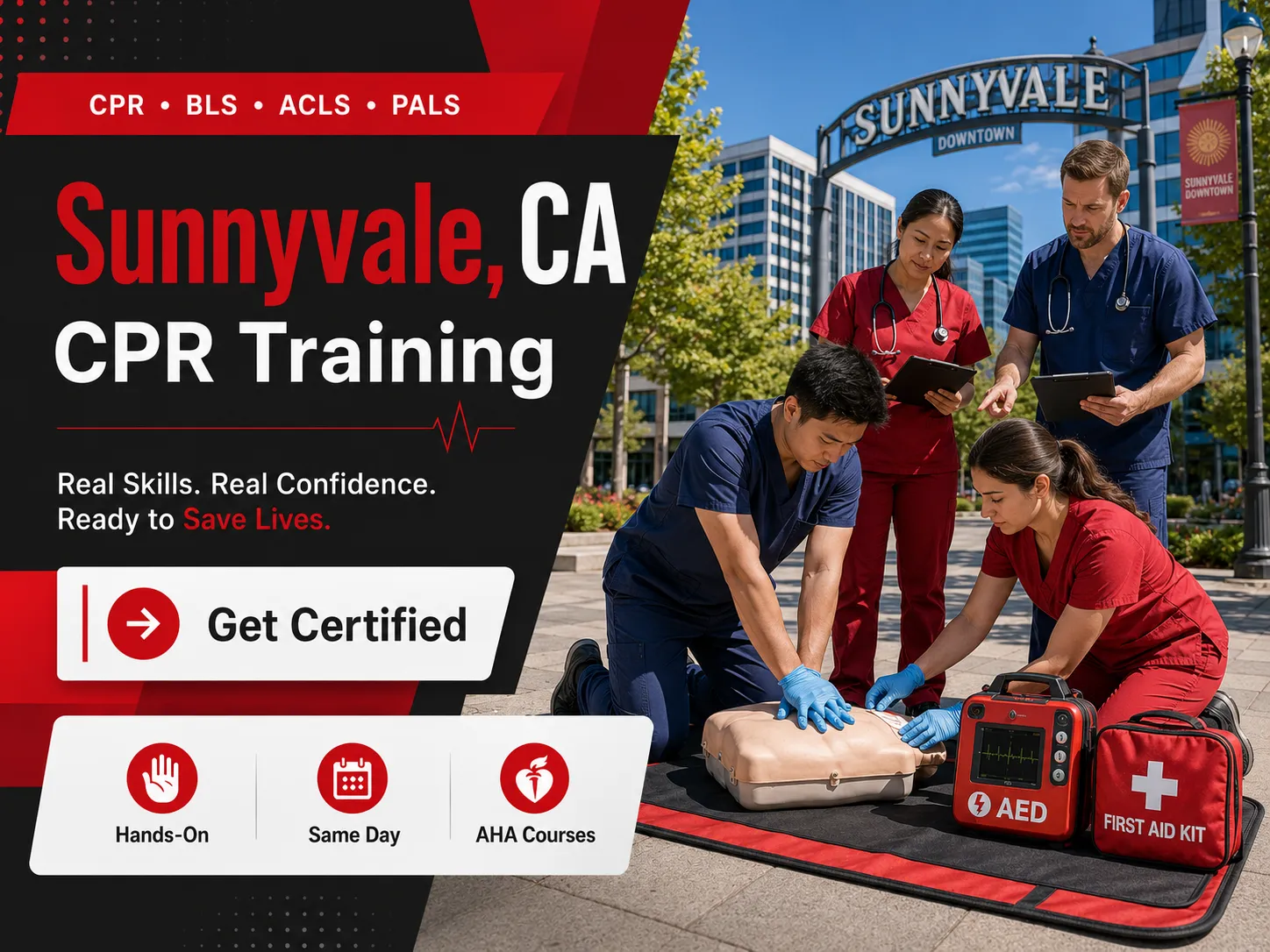 Healthcare provider BLS class in Sunnyvale, CA – AHA certified