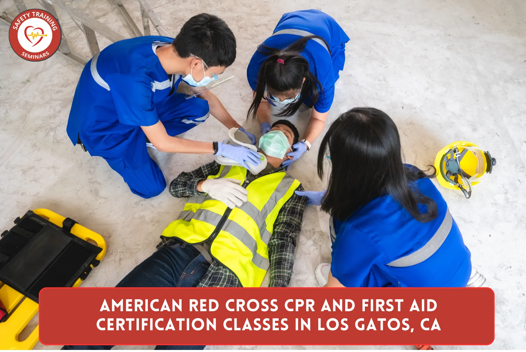 American Red Cross CPR and First Aid Certification Classes in Los Gatos, CA